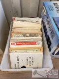Tote Of Sheet Music And Vynal Records