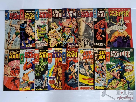 Prince Namor, The Sub-Mariner Comic Books No. 1-44