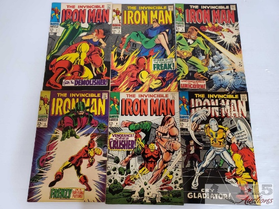 The Invincible Iron Man Comic Books No. 2-7