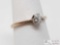 14k Gold Diamond Ring, 1.5g