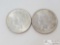 2 1922 Silver Peace Dollars