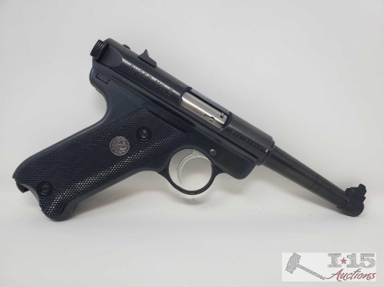 Ruger MKII .22LR Semi-Auto Pistol with Case