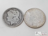 1886 and 1887 Morgan Silver Dollars