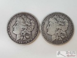 1900 and 1901 Morgan Silver Dollars