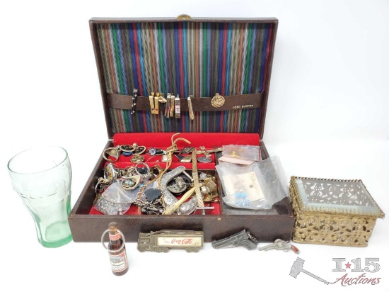 Costume Jewelry, Coca-Cola Glass, Pocket Knives, And More