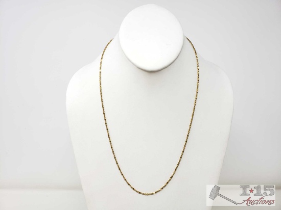 14K Gold Necklace, 6.6g