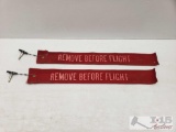 Two Remove Before Flight Tags And Pins