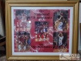 1994 National Champions The Unforgettables Framed Signed Poster