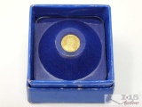24k Gold Ronald Reagan Coin