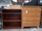 Wooden Bookshelve and Wooden Dresser