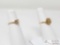 2 14k Gold Rings With Diamonds, 4.1g