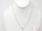 14k Gold Necklace With .33ct Diamond Pendant- 2.3g