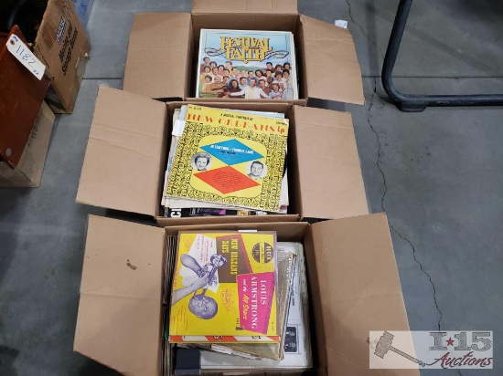 3 Boxes of Records