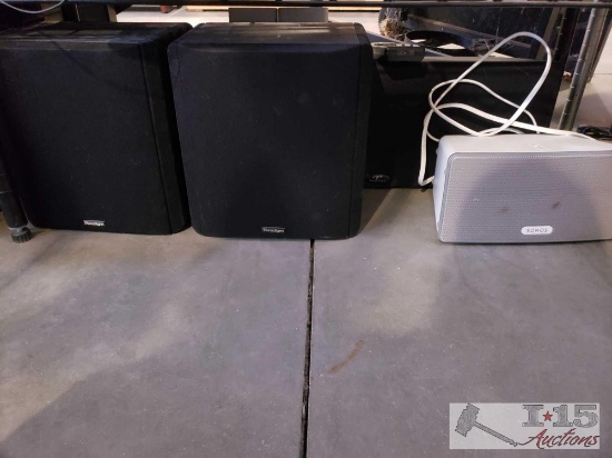 Paradigm Speakers and Sonos speaker