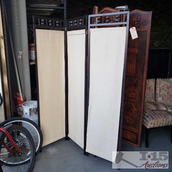 Tri Fold Room Divider