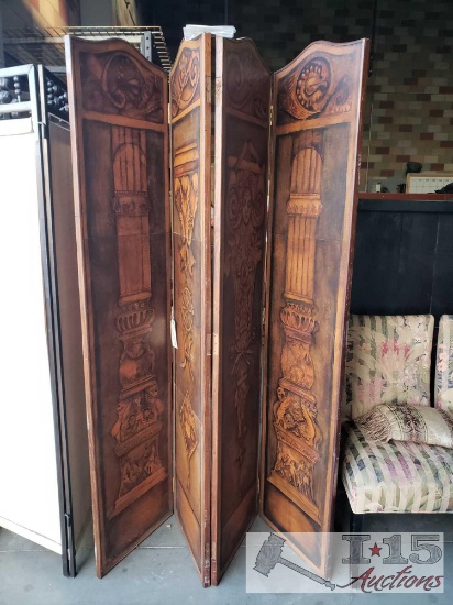 Quad Fold Room Divider