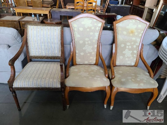 3 Wooden Chairs