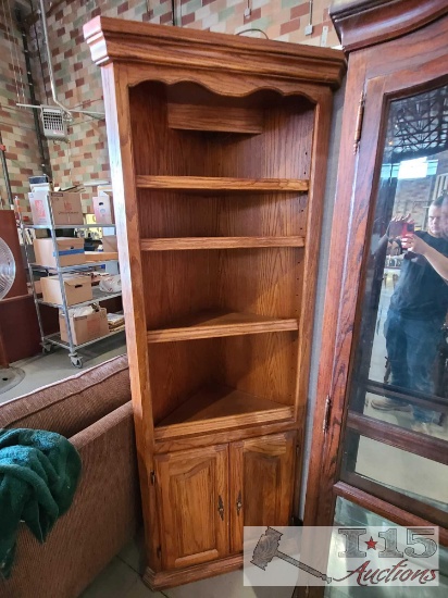 Wooden Corner Cabinet