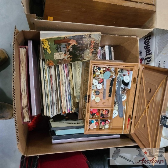 Records, Buttons, And Cook Books