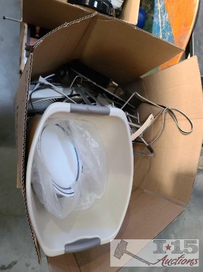 Fans, Trash Can, Plates Blueray Player, And More