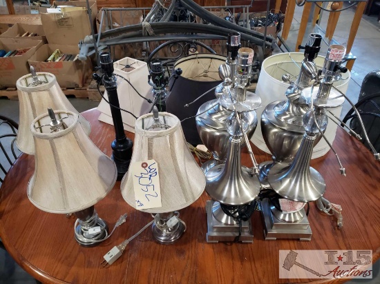 9 lamps