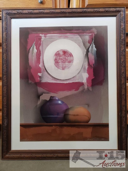 Oil Painting "Signals" by James Carter, Framed with Certificate of Authenticity