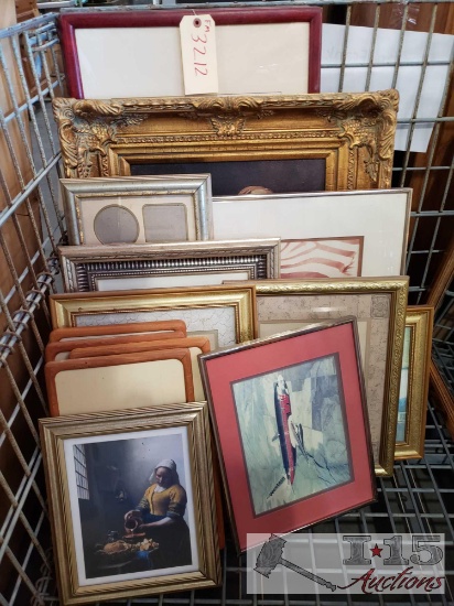 19 Pieces of Framed Artwork