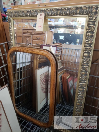 2 Framed Mirrors