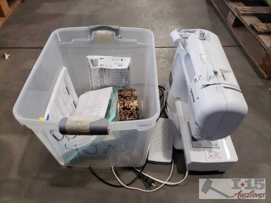 Sewing Machine, sewing kit, and more