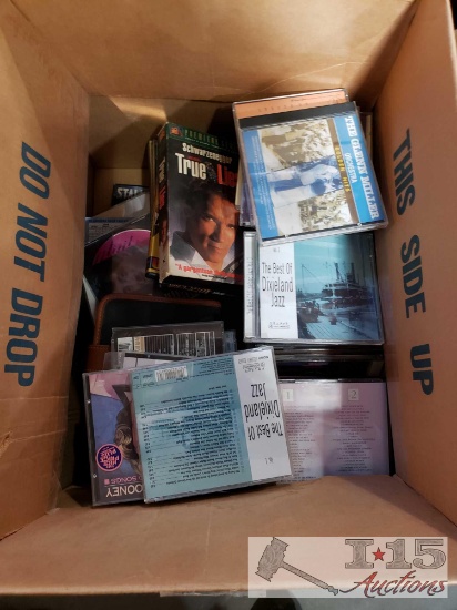 Miscellaneous CDs and VHS Tapes