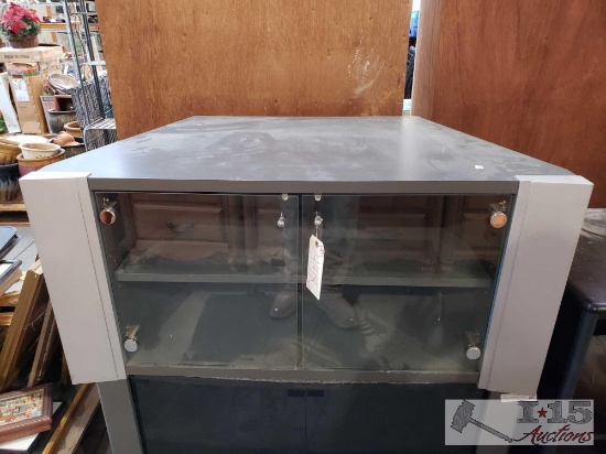 Entertainment Centers & Rolling Shelf