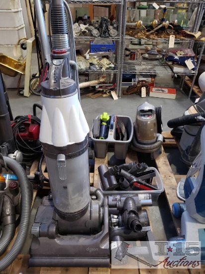 Dyson Vacuum with attachments