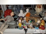 Bobble Heads, Glass figurines, Busts, and more