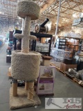 Tall Cat tree, Cat Napper, and Scratching Post