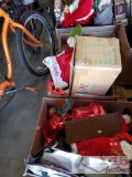 5 Boxes of Christmas Decorations with Wreaths, 4ft Tree