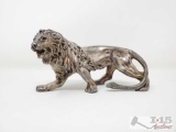 Sterling Silver Lion Figure, 191g