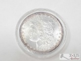 1884 Morgan Silver Dollar With Carson City Mint Mark