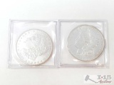 1890 And 1900 Morgan Silver Dollars