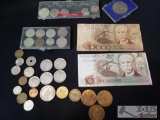 Foreign Coins, Paper Money, and Tokens