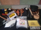Holsters, Handgun Cases, Gun Cleaning Rods, Patches, Oils, and More