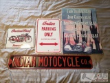 Indian Motorcycle Signs