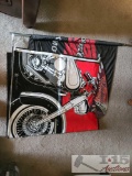 Indian Motorcycle Flag, Sign, And Budwiser Banner