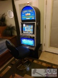 Multi-Game TouchScreen Video Poker Machine And Chair