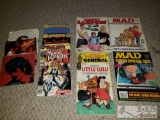 10 Records, 6 Comic Books, 2 Mad Magazines, and 1 National Lampoon Magazine