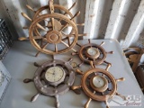 Boat Wheel Clocks