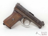 Mauser 1910 (2nd Variant, New Model 1910/14) 6.35mm (25ACP) Semi-Auto Pistol