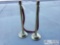 Two Rope Stanchions And Velvet Rope