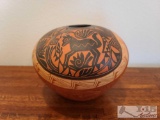 Native American Laguna Pueblo Pot - Signed By Artist