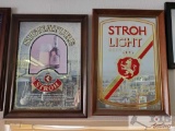 Two Stroh Bar Mirrors