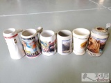 5 Beer Mugs And Beer Steins